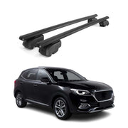 Barres de toit Transversales pour MG HS 2018-2023 Aluminium Noir ABE