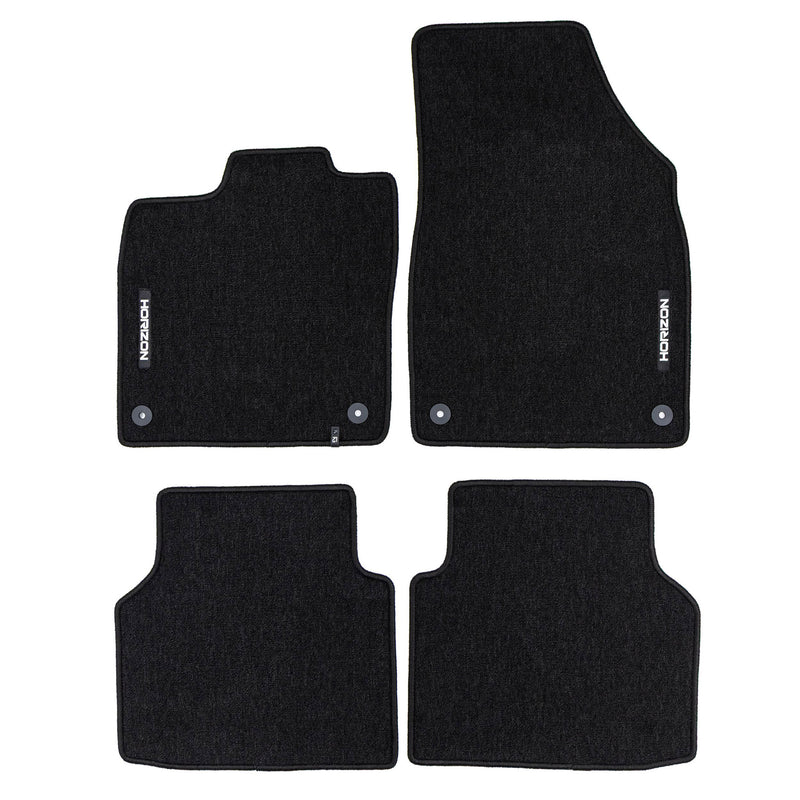 Tapis de Sol de Voiture pour VW ID.5 2022-2025 Velours solide et durable 4Pcs