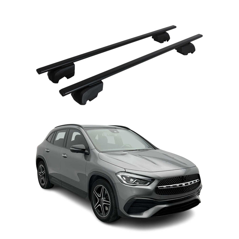 Barres de toit Transversales pour Mercedes GLA X247 2020-2025 ABE Fer Noir