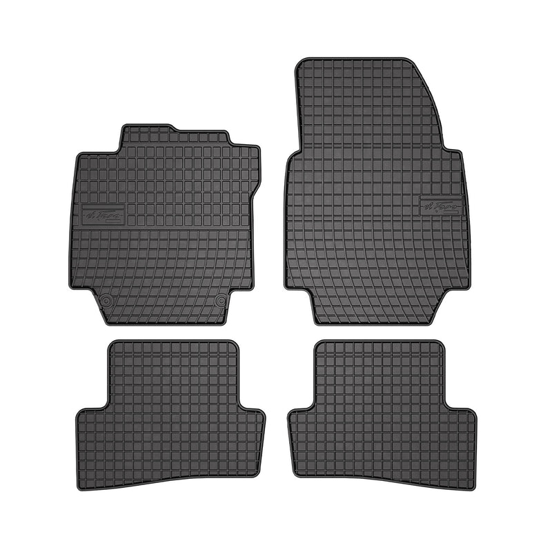 Tapis de Sol pour Renault Captur 2013-2019 Caoutchouc Noir