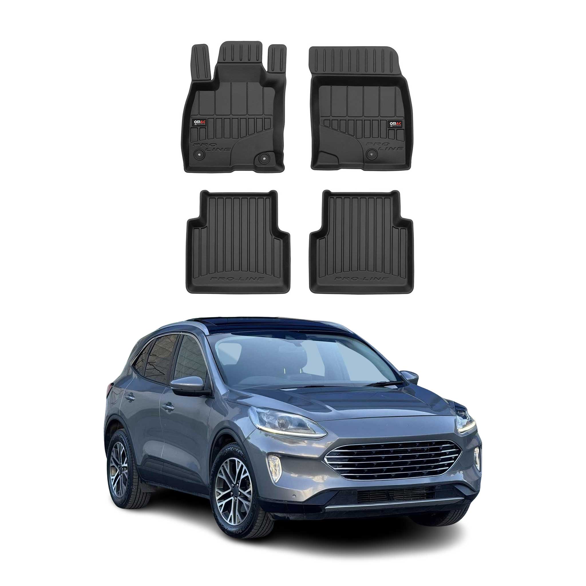 Tapis de Sol pour Ford Kuga III 2019-2026 TPE Noir