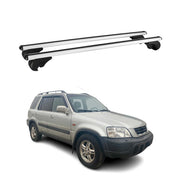 Barres de toit Transversales pour Honda CR-V 1995-2002 Aluminium Argent