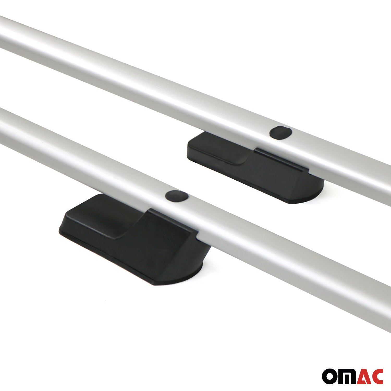 Barres de toit longitudinales pour Ford Transit 2015-2026 Long Aluminium Gris
