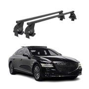 Barres Transversales Menabo pour Genesis G80 2017-2026 Noir
