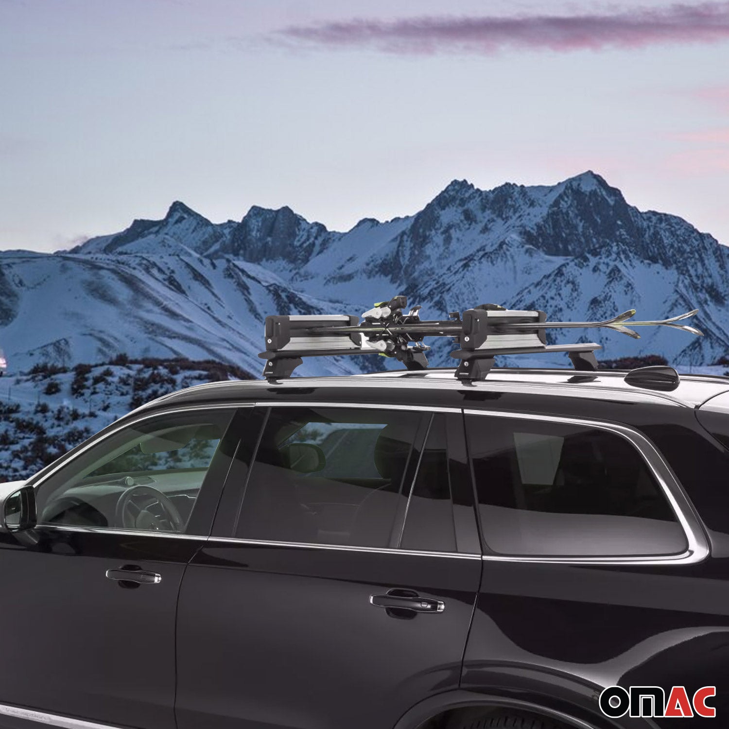 Porte-skis Menabo Porte Snowboard Universel Verrouillable Noir 2x