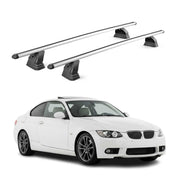 Barres de toit transversales Alu pour Bmw Serie 3 E92 Coupè  2006-2012 Gris 2Pcs