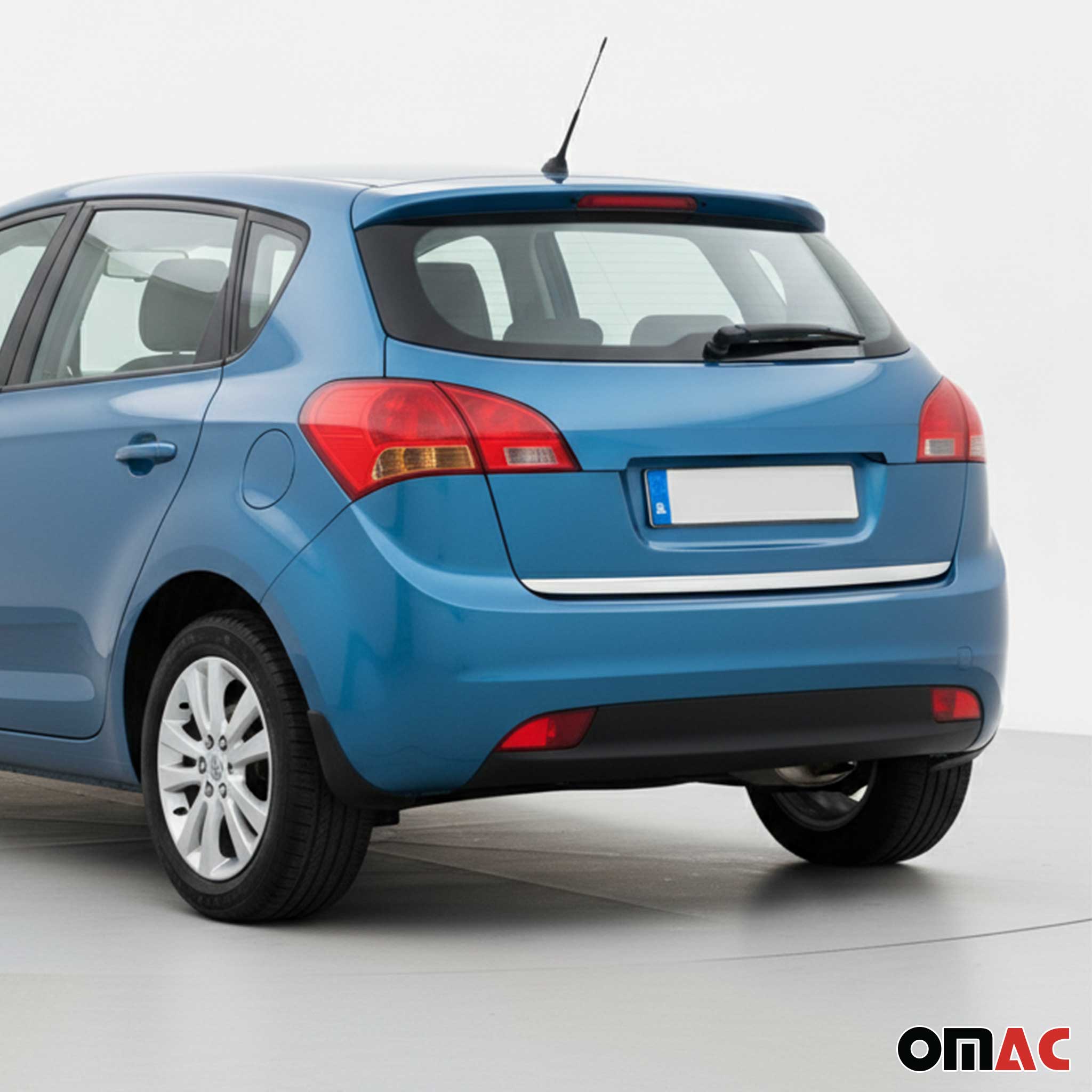 Baguettes de garniture arrière pour Kia Venga 2009-2019 1Pc Acier Silver