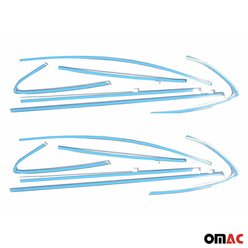 Garniture de Fenêtre pour Opel Astra J Berline 2009-2015 Acier Inox 12Pcs