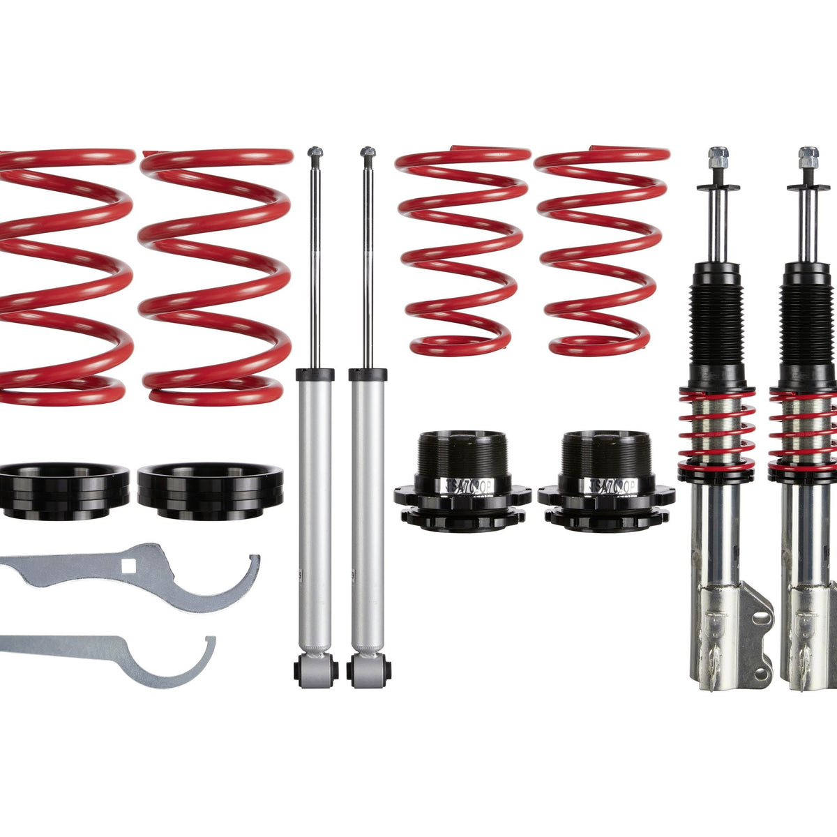 JOM Redline Combinés Filetés pour Opel Corsa D 2006-2014 Acier