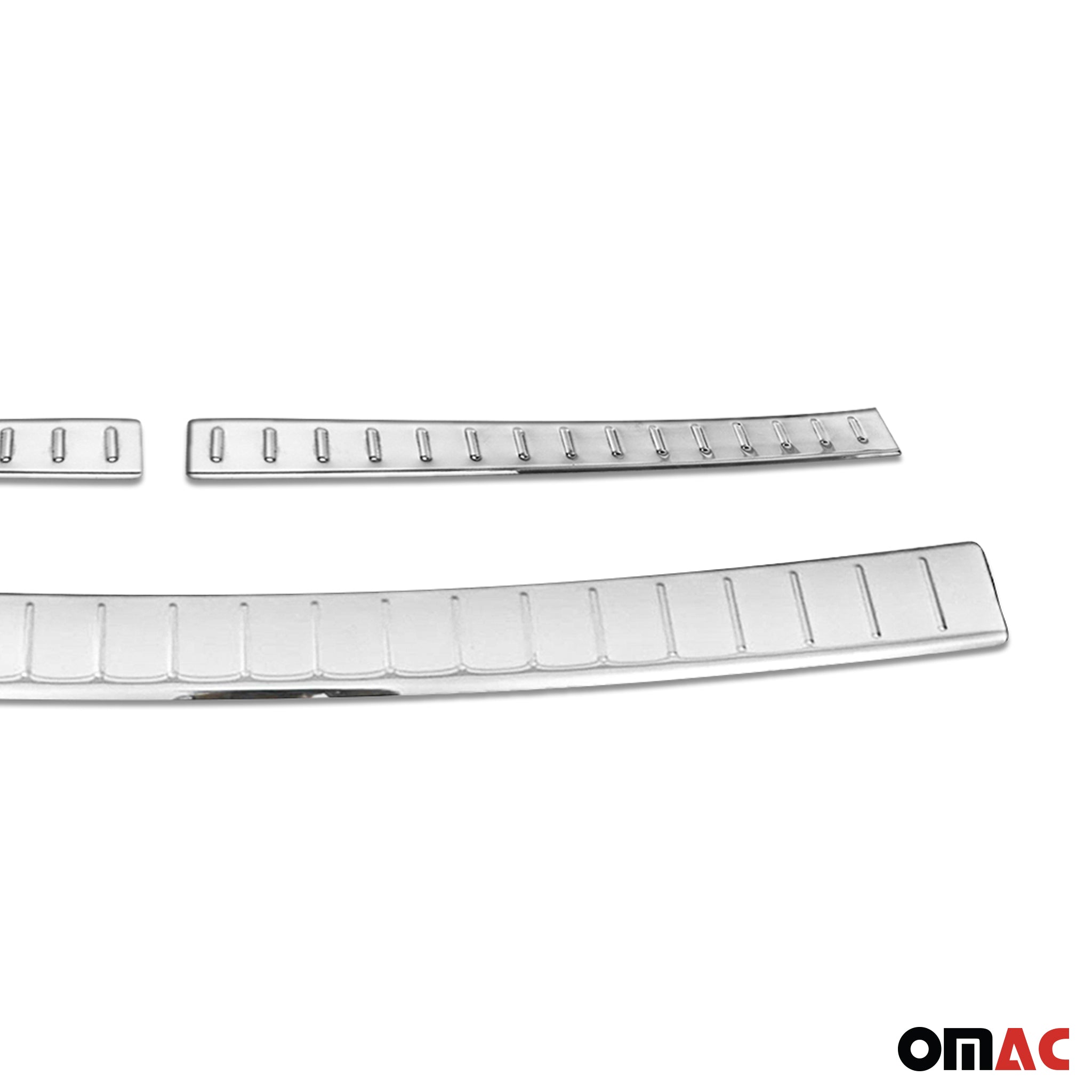 Kit Protection de Pare-Chocs arrière pour Opel Crossland X 2017-21 Brillant inox