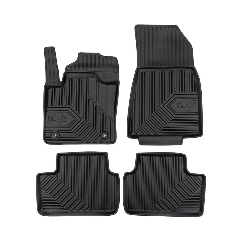 Tapis de Sol de Voiture pour Volvo C40 XC40 Recharge 2021-2025 TPE Noir 4Pcs