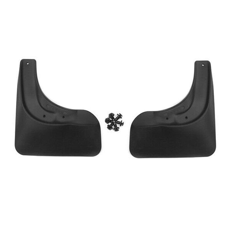 Bavettes Garde Boue pour Jeep Cherokee 2008-2013 Arrière Plastique Noir 2 Pcs
