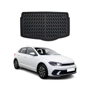 Tapis de coffre Inférieur pour VW Polo MK6 2017-2027 Noir 3D en TPE