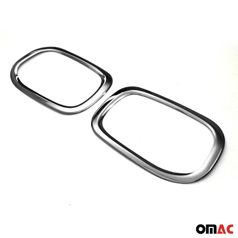 Cadres de Réflecteurs Arrière pour Jeep Renegade 2015-2023 acier inox foncé 2x