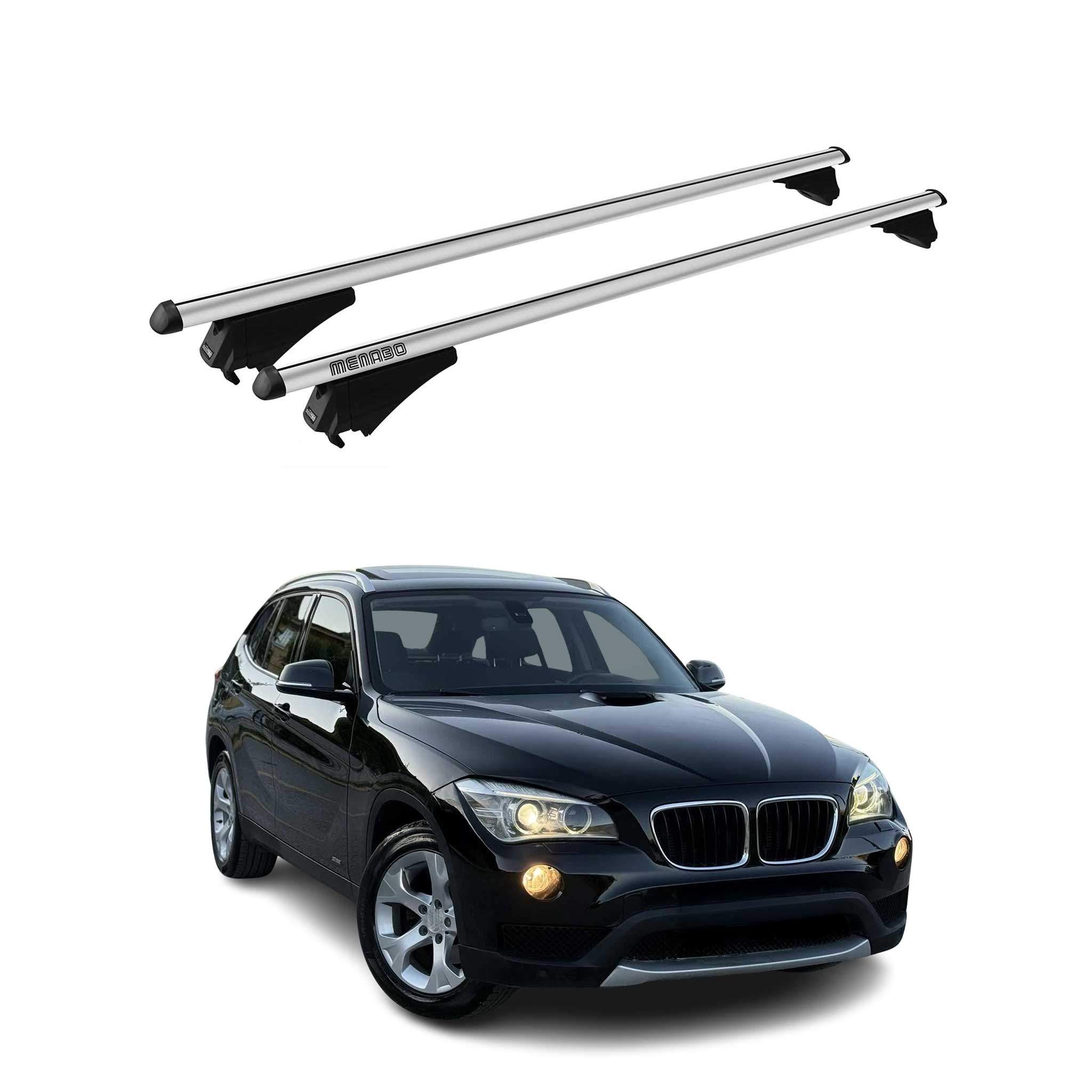 Tiger Barres de toit transversales pour BMW X1 E84 2009-2015 Gris