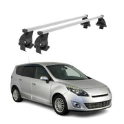 Barres de toit transversales pour Renault Scenic III 2009-2013 Acier Gris