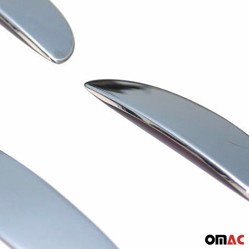 Couverture de poignée de porte pour Opel Corsa C 2000-2006 en Acier Inox 2Pcs