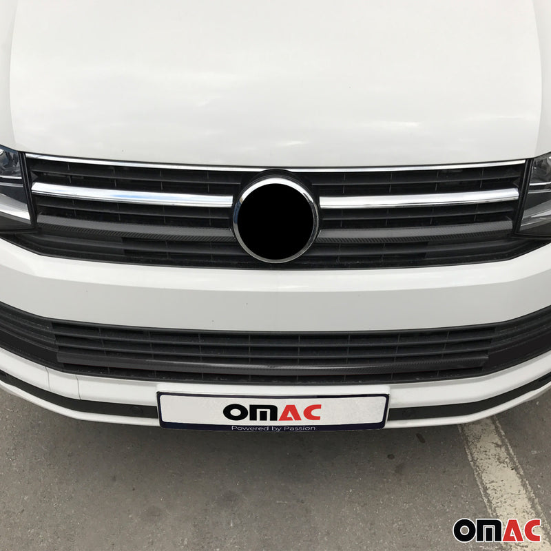 Moulure Grille de Calandre pour VW T6 Transporter 2015-2019 Highline Carbone 3x