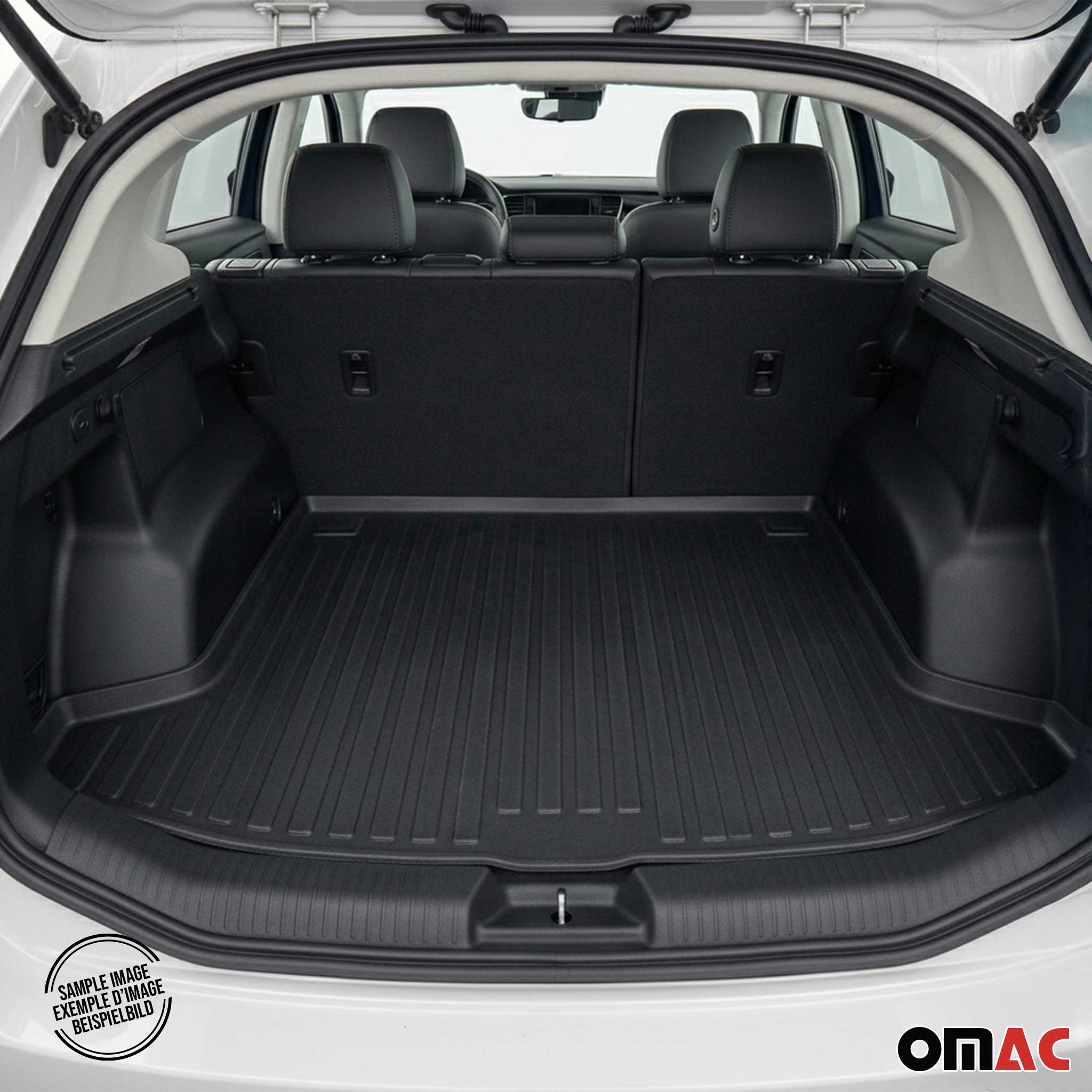 Tapis de Coffre pour Ford B-Max 2012-2017 en TPE Noir