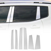 Couverture Garniture de pilier B pour Jeep Renegade 2014-2024 en acier inox 6Pcs