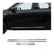 Garniture Baguette de porte latérale pour Smart Forfour 453 454 2014-2021 inox