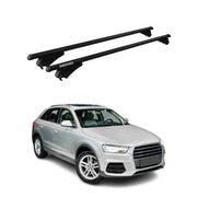 Tiger Barres de toit transversales pour Audi Q3 8U 2011-2018 Noir