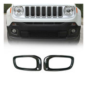 Cadres phares antibrouillard pour Jeep Renegade 2014-2019 en carbone