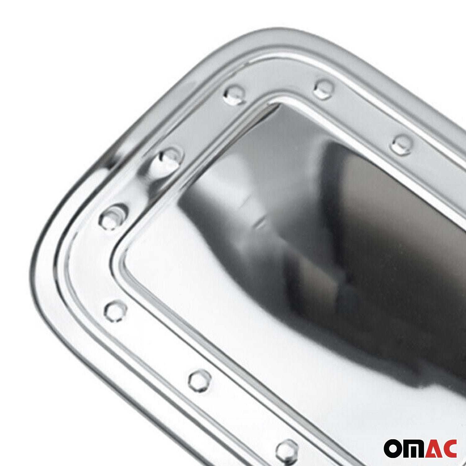 Bouchon de carburant pour VW Caddy 2003-2015 en acier inoxydable Chromé Argent