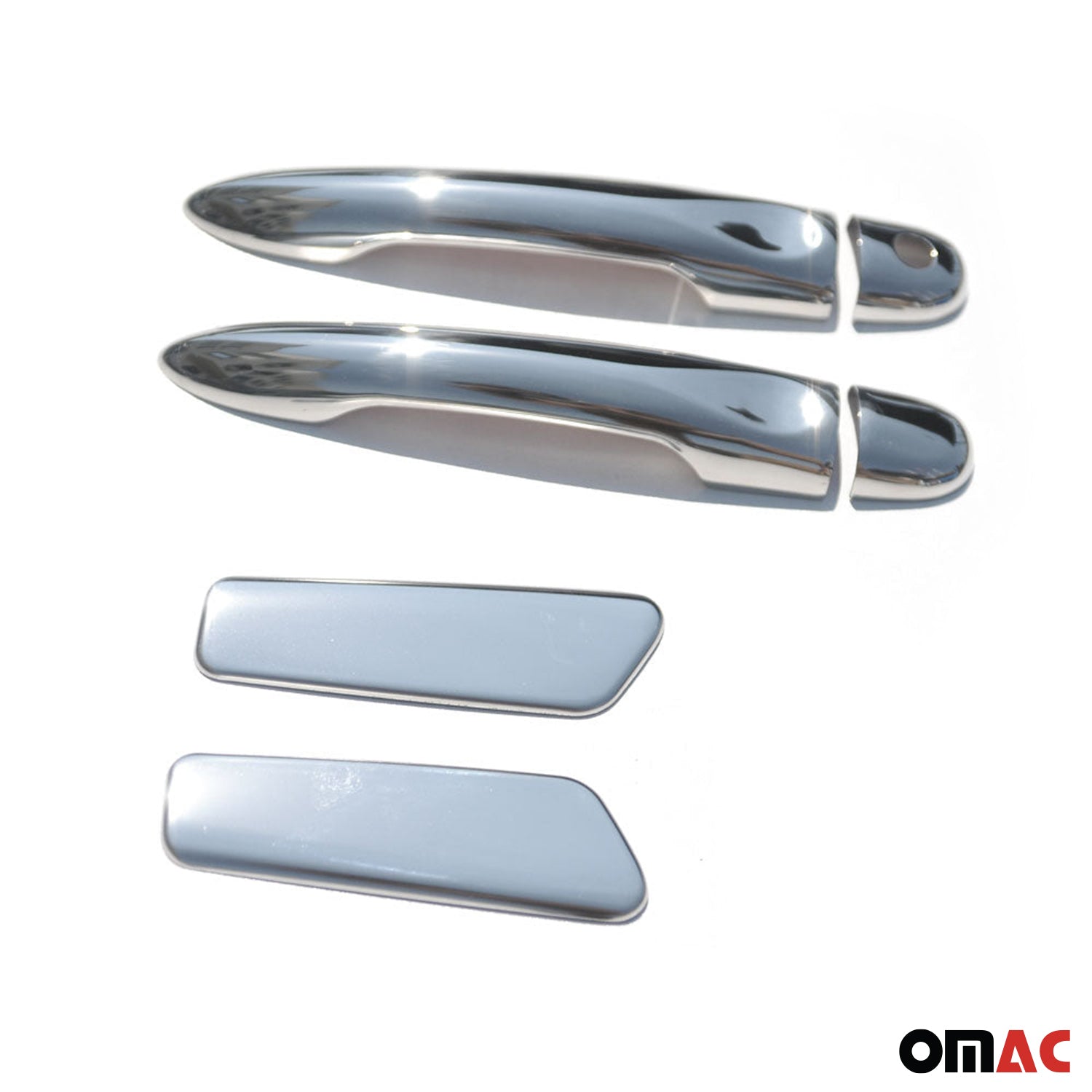 Couverture de poignée de porte pour Renault Clio 2012-2019 en Acier Inox 6Pcs
