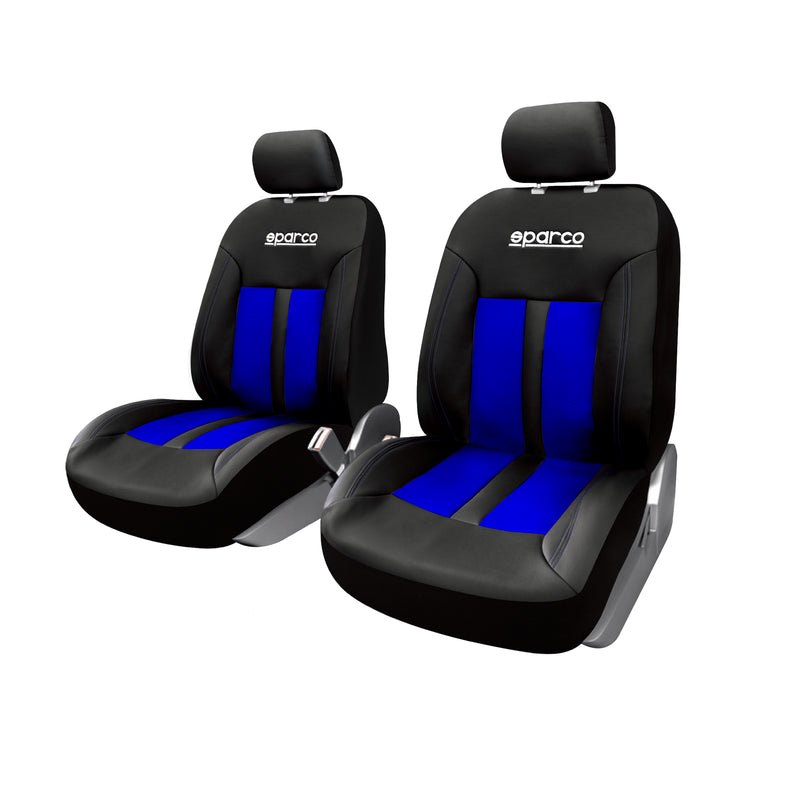 SPARCO housses de siège avant voiture housses de protection 2 pièces en blue