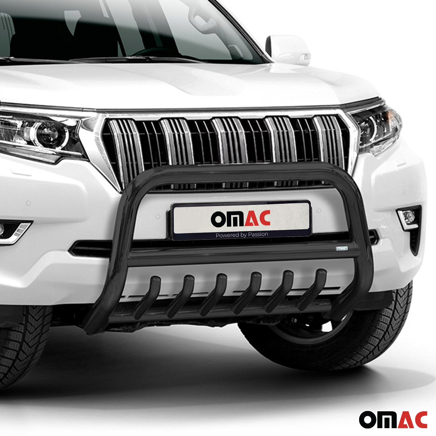 Pare-Buffle Avant Pour Toyota Land Cruiser 150 2019-2023 en Acier Noir