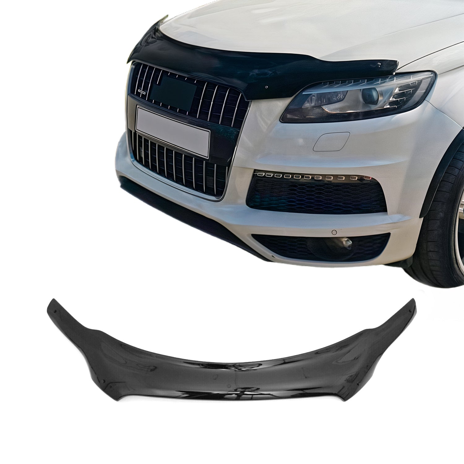 Deflecteurs d'air capot de voiture pour Protection pour Audi Q7 4LB 2006-2015