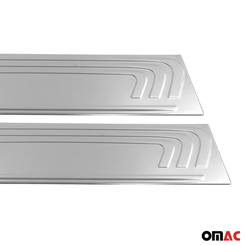 Couverture de Seuil de porte pour Mercedes Vito W447 2014-2025 inox chromé 2x