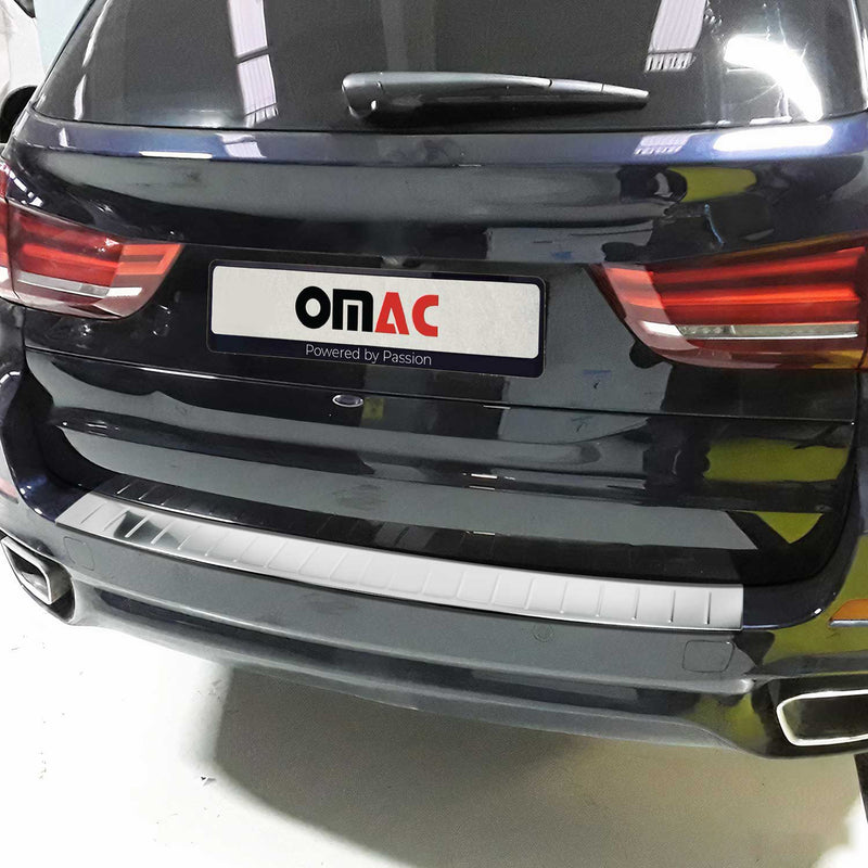 Protection seuil de pare-chocs arriére pour BMW X5 F15 M design 2013-2018 Inox