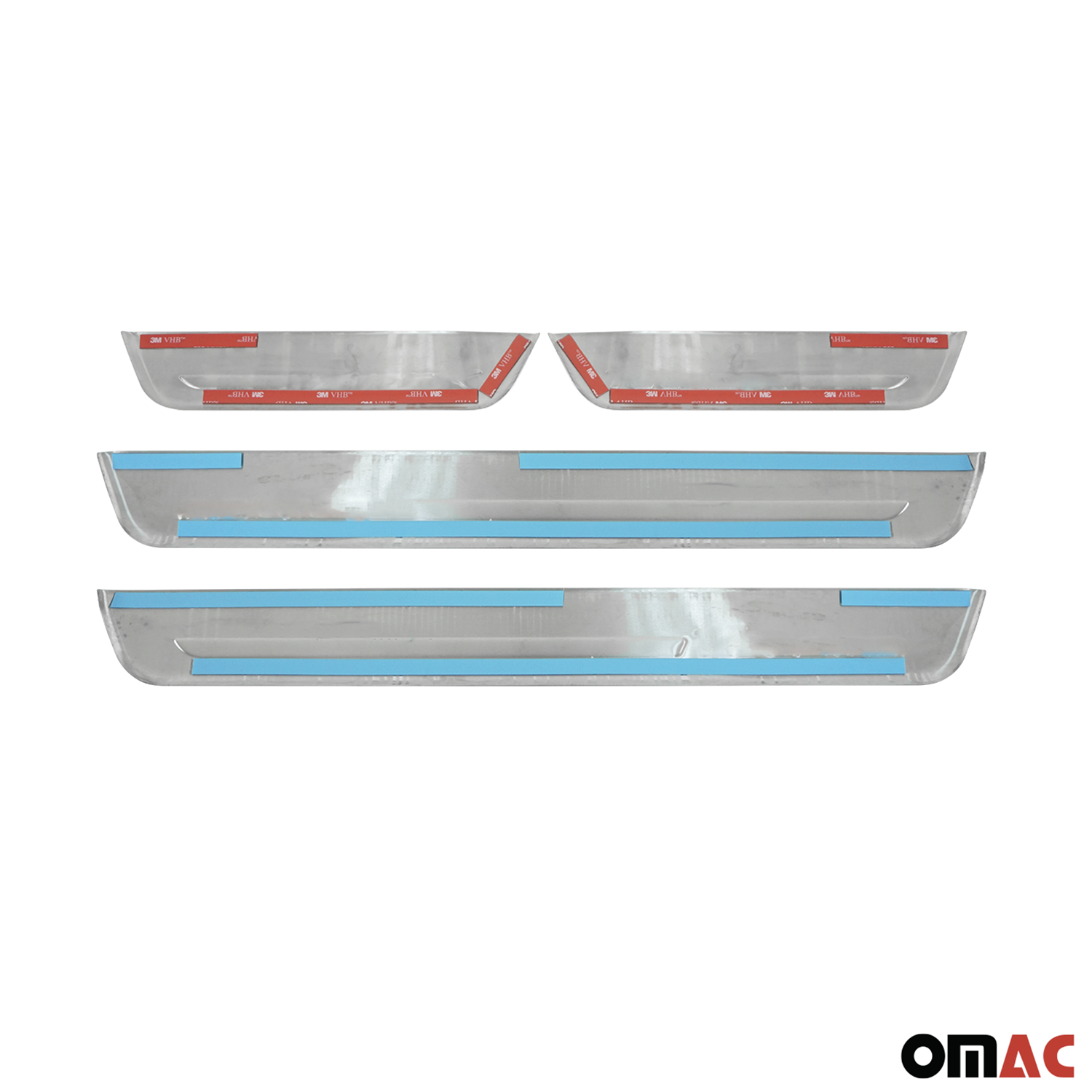 Couverture de Seuil de porte pour Hyundai Tucson 2004-2010 acier inox chromé 4x
