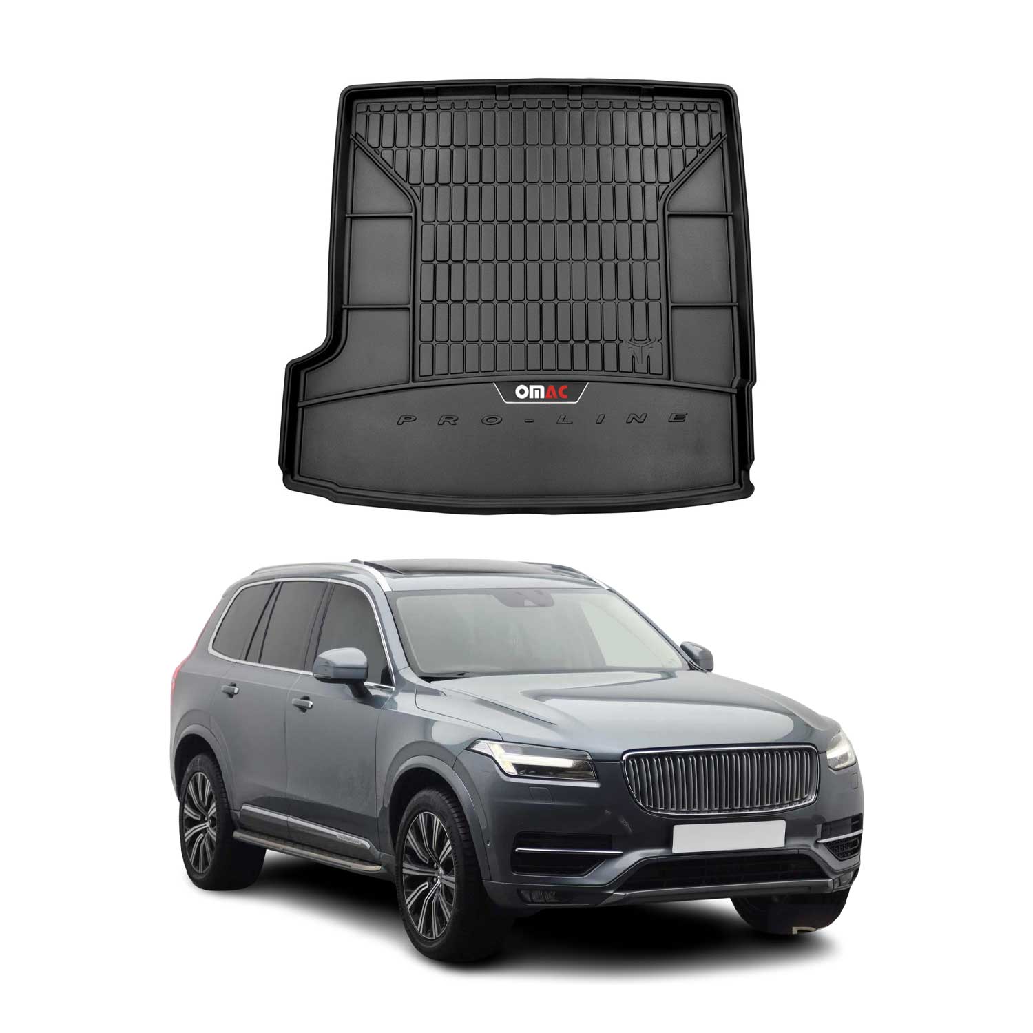 Tapis de Coffre pour Volvo XC90 2015-2026 TPE Noir