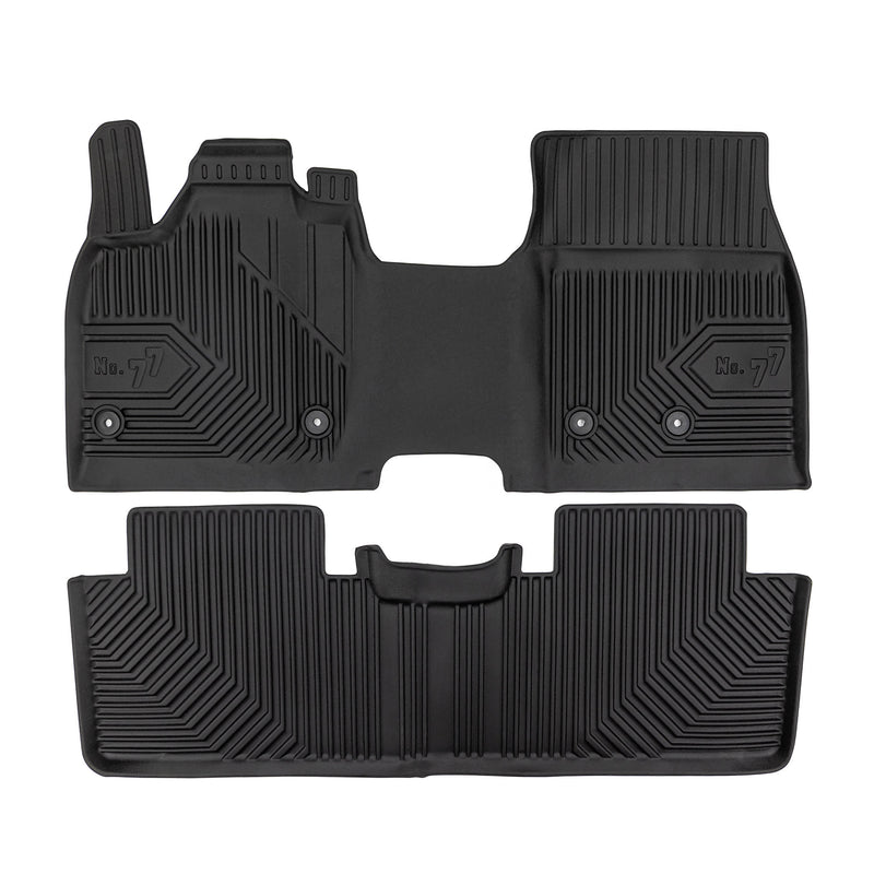 Tapis de Sol de Voiture pour Nissan Ariya 2022-2025 TPE Antidérapant Noir 2Pcs