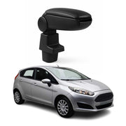 Accoudoir pour Ford Fiesta Break Berline 2009-2016 Vinyl Abs Noir
