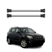 Barres de toit transversales pour Toyota RAV 4 2006-2012 en Alu gris