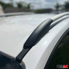 Barres de toit longitudinales pour Ford Ranger 2012-2021 en alu gris