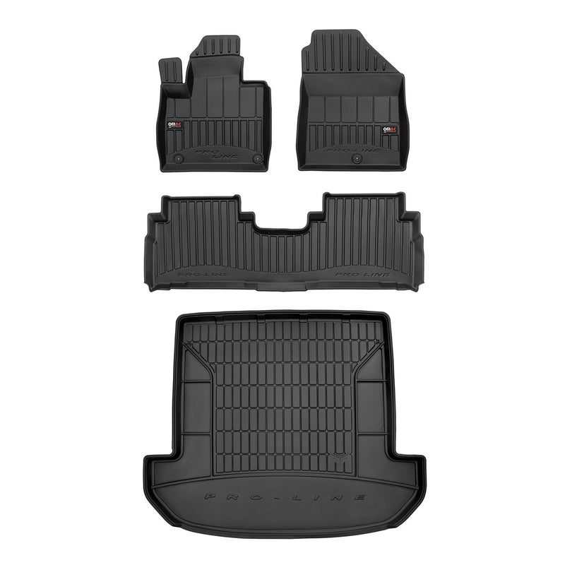 Kit Tapis de sol et coffre pour Kia Sorento III 2015-2024 OMAC Premium 5 Places