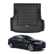 OMAC Tapis de coffre caoutchouc pour BMW Série 3 GT F34 2012-23 Noir Premium