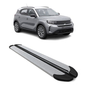 Marchepieds Latéraux pour Opel Frontera 2024-2026 Aluminium Argent 2Pcs