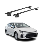 Barres de toit transversales pour Suzuki Swace 2020-2026 Alu Noir 2 pièces ABE