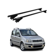 Tiger Barres de toit transversales pour Fiat Panda III 319 2012-2020 Noir