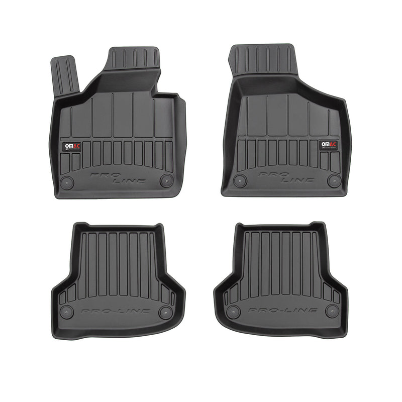 OMAC Tapis de sol caoutchouc pour Audi A3 8PA Sportback 2003-13 Noir Premium