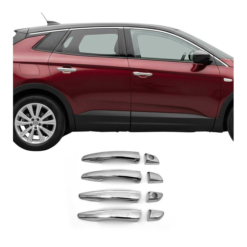 Couverture de poignée porte pour Citroen C3 / C3 Aircross 2016-2024 H2 Chromé