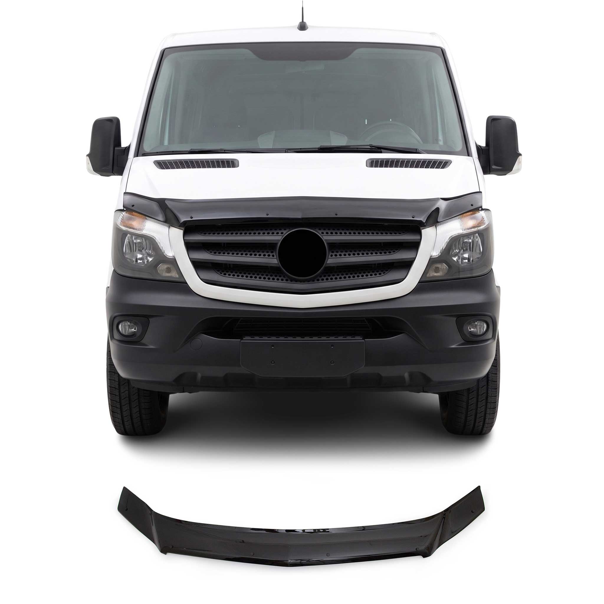 Deflecteurs d'air capot de voiture pour Mercedes Sprinter W906 2013-26 Acrylique