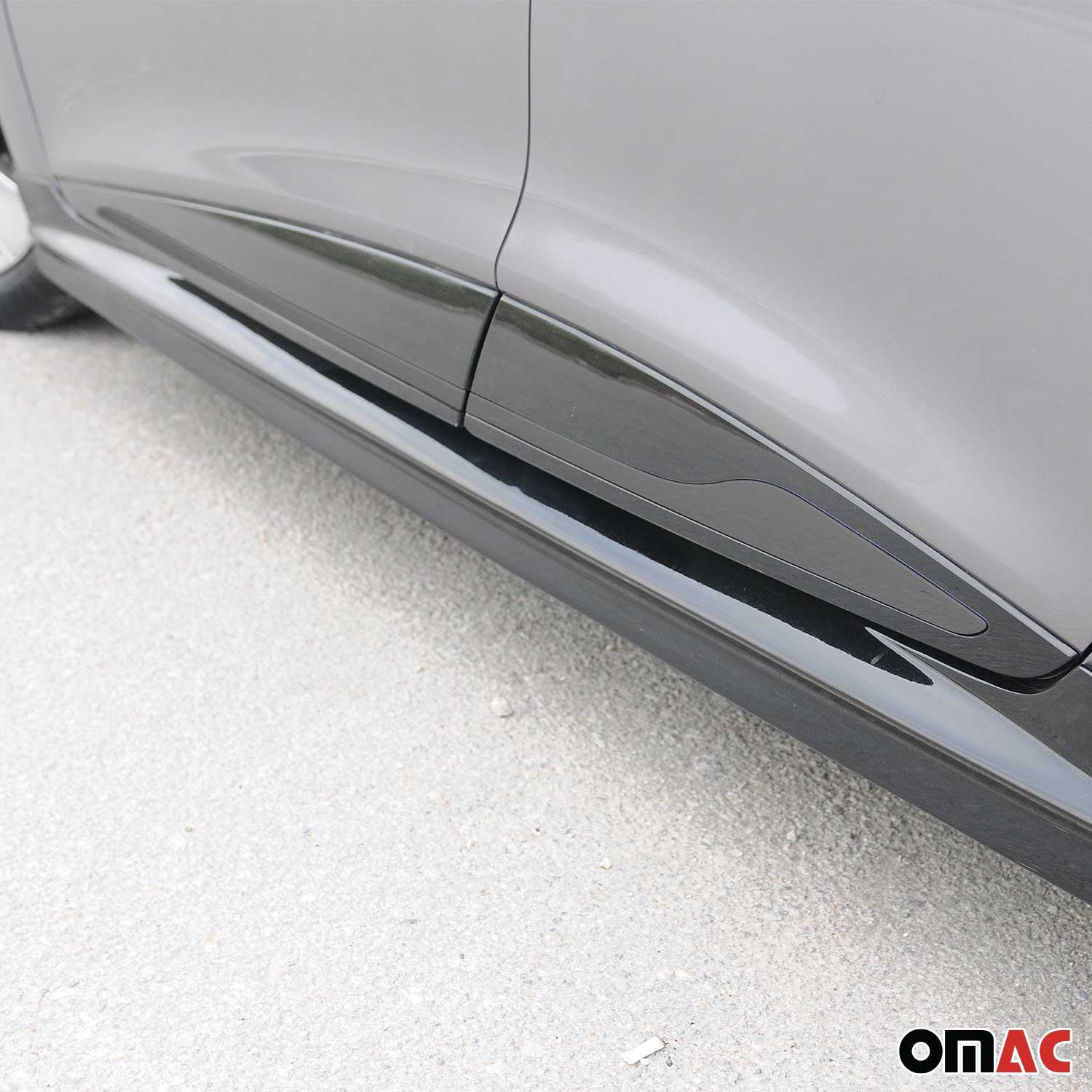 Garniture Baguette de porte latérale pour Renault Clio 2012-2019 inox Foncé 4Pcs