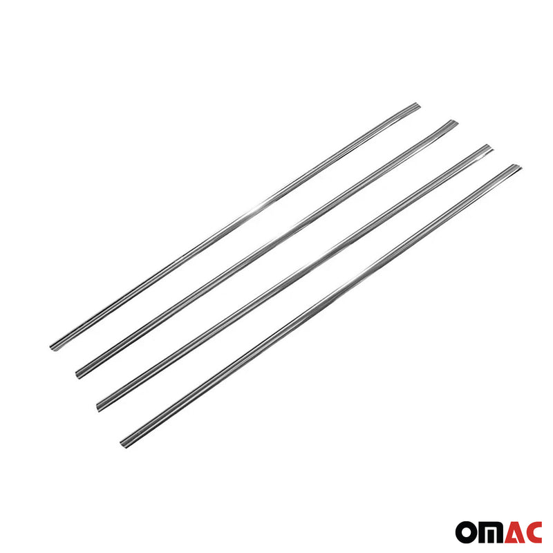 Garniture de Fenêtre pour Toyota RAV4 2006-2012 Acier Inox 4Pcs